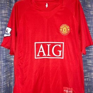 Manchester United Ronaldo Jersey Dri fit material
